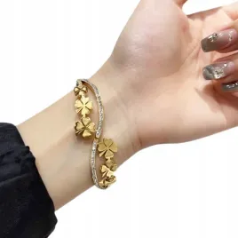 bransoletka-ze-stali-chirurgicznej-316l-sztywna-kwiatki-cyrkonie