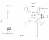 uchwyt-scienny-techly-13-30-15kg-obrotowy-standard-vesa-75-x-75