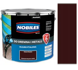 nobiles-ftalonal-farba-do-drewna-i-metalu-10l-braz-ciemny-polpolysk