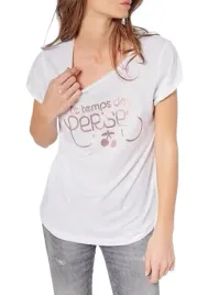 koszulka-damska-le-temps-des-ceries-basitrame-biala-z-nadrukiem