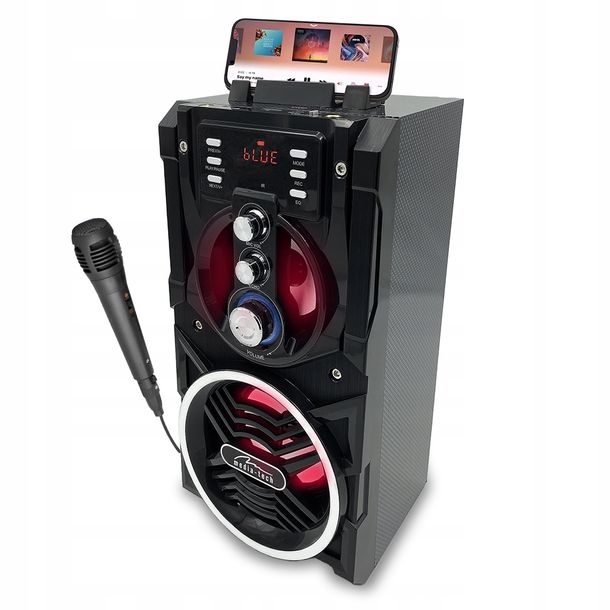 ﻿GŁOŚNIK BEZPRZEWODOWY BLUETOOTH KARAOKE FM BOOMBOX