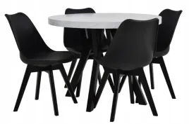 stol-rozkladany-100x100-200cm-marmur-bianco-4-krzesla-kubelkowe-z-poduszka