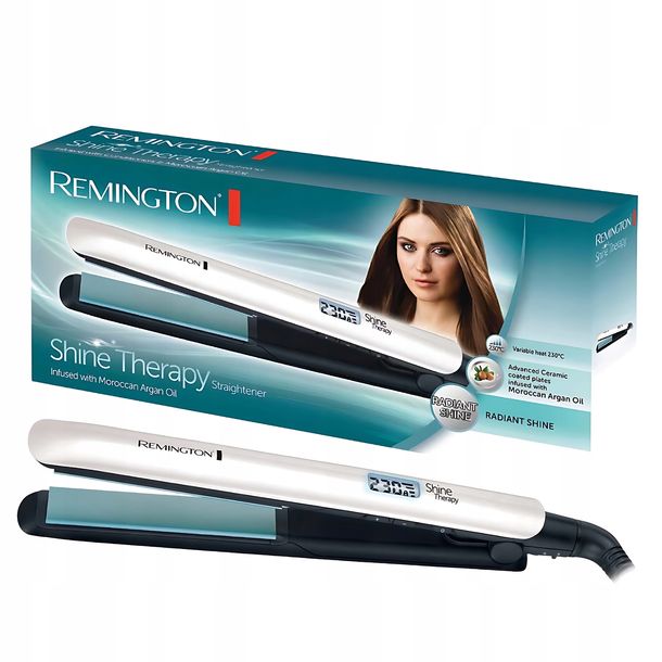 ﻿PROSTOWNICA DO WŁOSÓW REMINGTON SHINE THERAPY BIAŁA CERAMICZNA