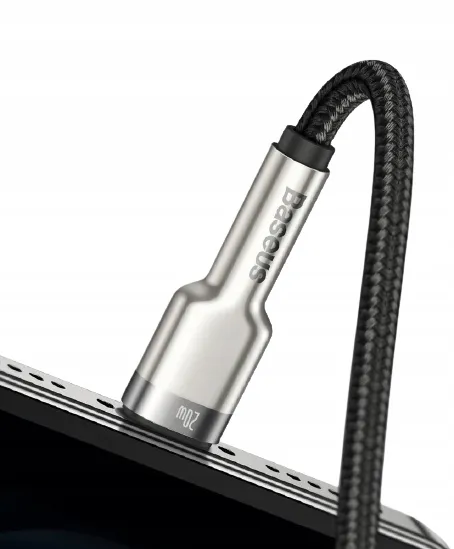 baseus-cafule-kabel-usb-c-lightning-pd-20w-3a-1m-dlugosc-przewodu-1-m-stan-nowy