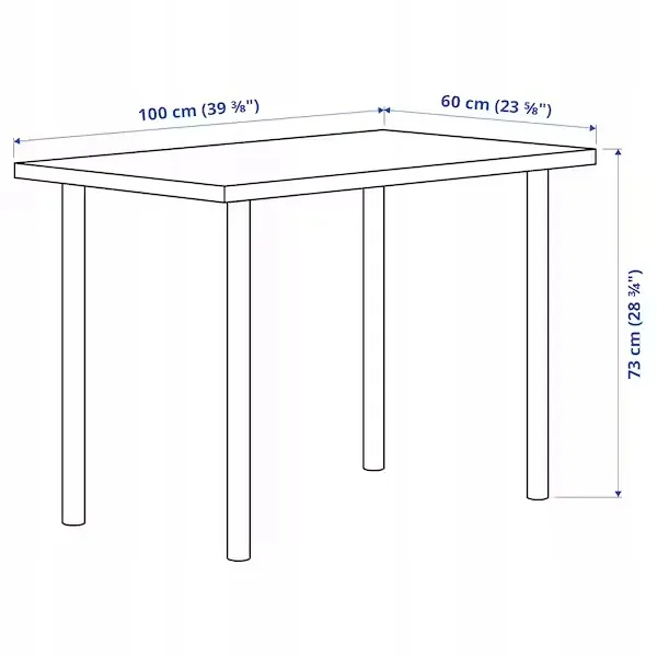 ikea-linnmon-adils-stol-biurko-dab-bialy-stan-nowy