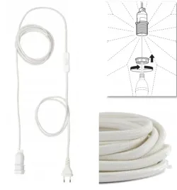 ikea-strala-oprawka-z-kablem-bialy-4-m-do-kloszy-e14