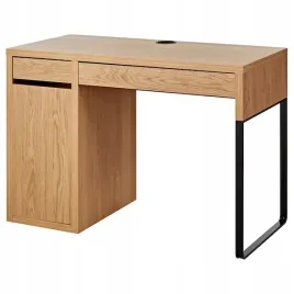 ikea-micke-biurko-z-szafka-105x75x50-imitacja-debu