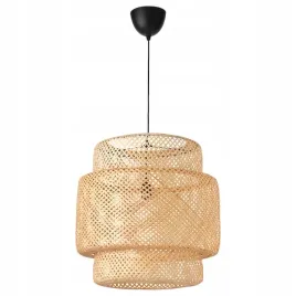 ikea-sinnerlig-lampa-wiszaca-bambus-boho-50-cm