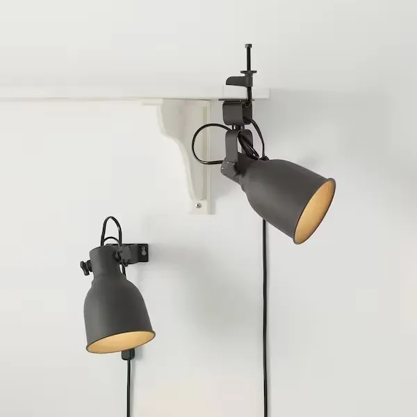 ikea-hektar-reflektor-z-klamra-scienny-ciemnoszary-stan-nowy