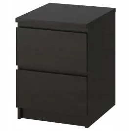 ikea-malm-komoda-2-szuflady-czarnobraz-40x55-cm