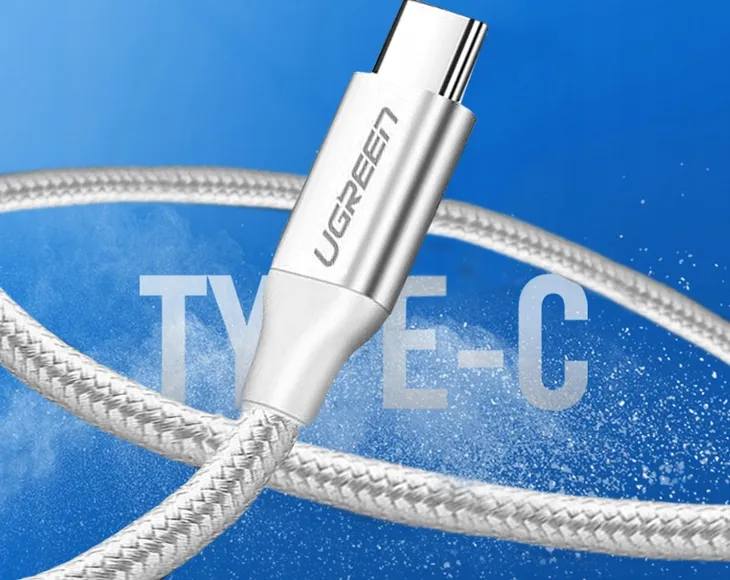 ugreen-kabel-usb-typ-c-3a-quick-chargre-usb-c-1m-kolor-bialy