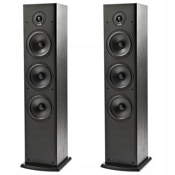 ﻿POLK AUDIO T50 CZARNE KOLUMNY PODŁOGOWE STEREO