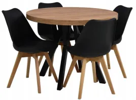 stol-okragly-rozkladany-100x100-200cm-4-krzesla-kubelkowe-z-poduszka