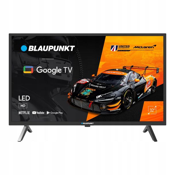 TELEWIZOR BLAUPUNKT 32 CALE LED HD GOOGLE SMART TV DVBT T T2 HDMI