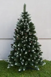 choinka-sztuczna-sosna-szyszka-diamentowa-jarzebina-160-cm