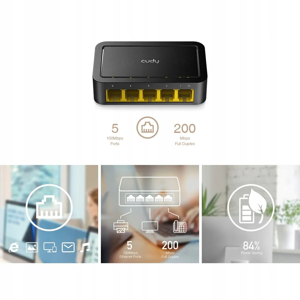 cudy-przelacznik-fs105d-5xfe-stan-nowy