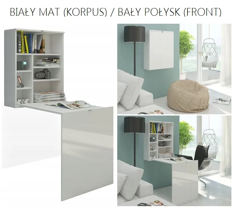 biurko-skladane-wiszace-scienne-hide-bialy-mat
