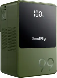 smallrig-4930-v-mount-mini-akumulator-vb99-d-tap-usb-a-usb-c-zielony
