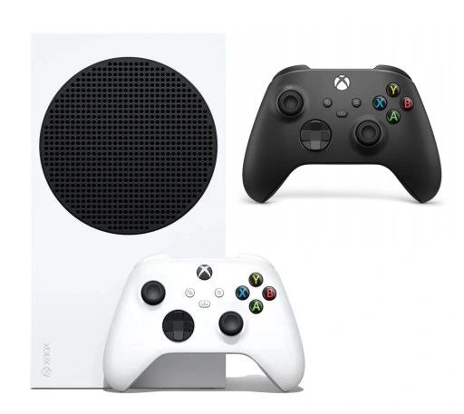 ﻿Konsola Xbox Series S 512 GB + 2X Pad Biały/Czarny