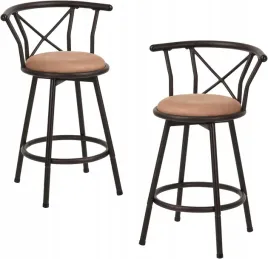 2x-stolek-barowy-vintage-loft-z-oparciem-metalowy-braz