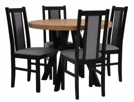 stol-okragly-rozkladany-100-200cm-4-krzesla-drewniane-z-obiciem