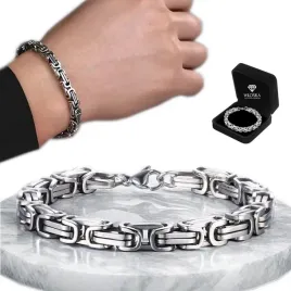 gruba-bransoletka-srebrna-meska-bransoleta-krolewski-bizantyjski-gratis