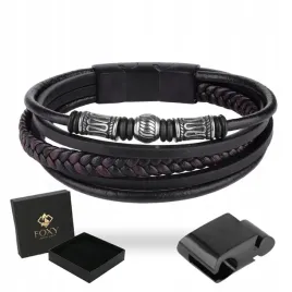 bransoletka-meska-pleciona-skorzana-regulowana-dla-taty-meza-na-prezent