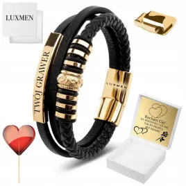 bransoletka-meska-skorzana-z-grawerem-pozlacana-grawer-gratis-regulowana