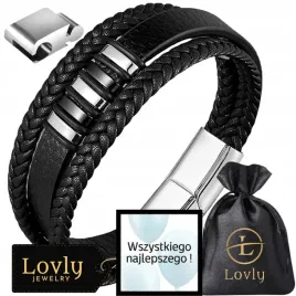 bransoletka-meska-skorzana-czarna-mocna-na-prezent-regulowana-premium-lovly