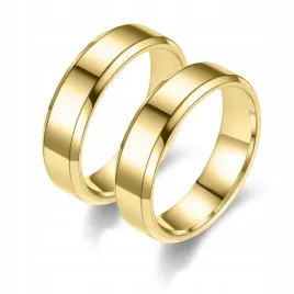 ko2-zlote-obraczki-slubne-fazowane-stal-316l-para