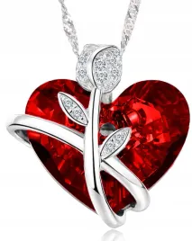 naszyjnik-lancuszek-srebrny-damski-serce-roza-celebrytka-srebro-proba-925