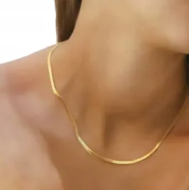 naszyjnik-stal-chirurgiczna-zlota-zmijka-plaska-41-cm-5-cm-3-mm