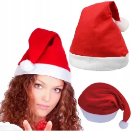 czapka-swietego-mikolaja-czerwona-10szt-przebranie-stroj-kostium-swiateczny
