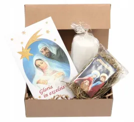 zestaw-wigilijny-oplatki-sianko-biala-swieca-wigilijna