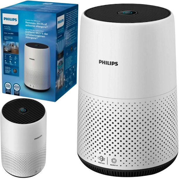 Philips 800 Series Oczyszczacz Powietrza z Filtrem NanoProtect Hepa