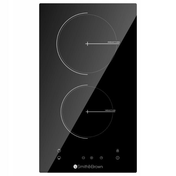 ﻿PŁYTA INDUKCYJNA DO ZABUDOWY 2 PALNIKOWA 220-240V TIMER CZARNE SZKŁO