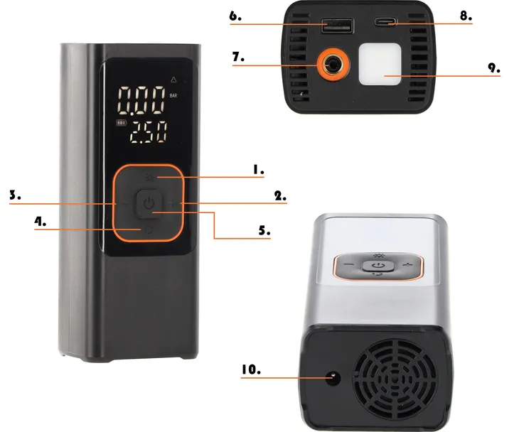 kompresor-samochodowy-pompka-akumulator-przenosna-powerbank-7500mah-usb-c-stan-nowy-waga-z-opakowaniem-0-85-kg