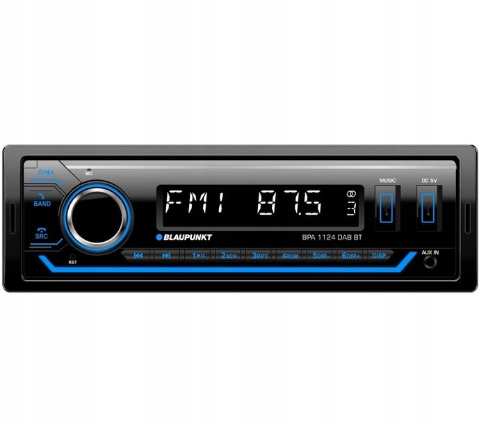 RADIOODTWARZACZ SAMOCHODOWY BPA1124 DAB BT BLAUPUNKT