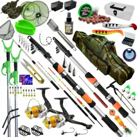 zestaw-wedkarski-2x-wedka-2x-kolowrotek-torba-siatka-podbierak-podporki-akc
