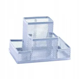przybornik-na-biurko-q-connect-office-set-metalowy-4-komory-srebrny