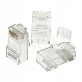 wtyk-rj45-kat-6-utp-alantec-przezroczysty-100szt