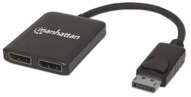 manhattan-rozdzielacz-av-splitter-displayport-1x2