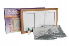 odcisk-bobasa-ramka-potrojna-z-glinka-szara-nowa