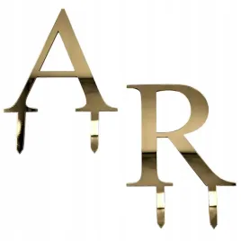 zlote-lustrzane-litery-inicjaly-xl-na-tort-weselny-slubny-zestaw-2sz-hit