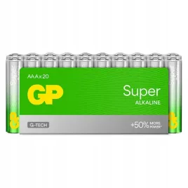 baterie-alkaliczne-aaa-lr03-gp-super-alkaline-g-tech-20-sztuk