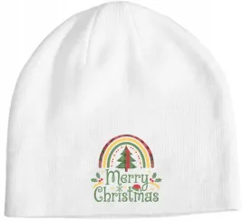 swiateczna-czapka-zimowa-beanie-kolorowy-nadruk-merry-christmas-wesolych