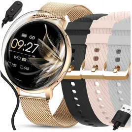 smartwatch-zegarek-damski-polskie-menu-rozmowy-wiadomosci-4-paski