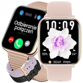 smartwatch-damski-polskie-menu-rozmowy-puls-cisnienie-sport-amoled-4-paski