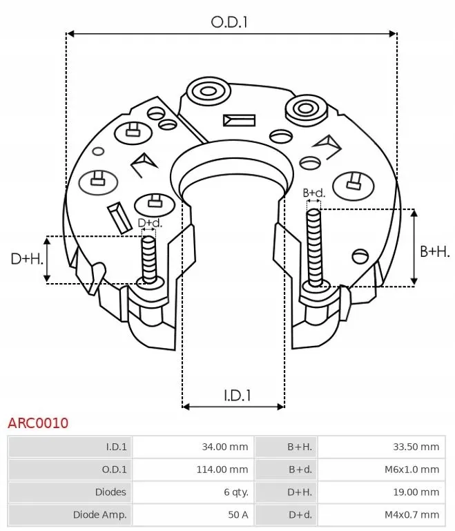 mostek-alternatora-bosch-arc0010-citroen-volvo-stan-nowy