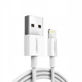 kabel-ugreen-us155-20730-usb-a-lightning-mfi-2-4a-2m-bialy
